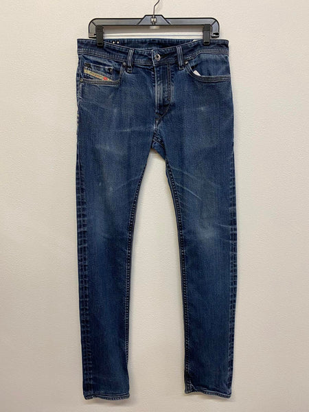 Diesel Adi-Thanaz Adidas collab RARE Men's Skinny Jeans Blue Medium Wash Denim 31” x 34”