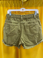 BDG Olive Green Corduroy Shorts
