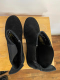 Fly London Black Suede Women's Ankle Boots with Wedge Heel size 7 Platform