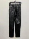 Wilfred Black Faux Leather Pants Size 2