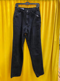 Vintage Thoroughbred Western Black Women's Jeans Made in USA Denim Rodeo