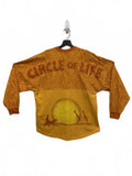 Lion King Spirit Jersey Long Sleeve Tee Shirt Circle Life Spellout Size Medium