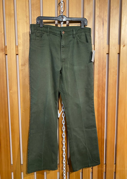 Vintage Big Mac green pants 33”