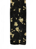 Garment City California Y2K Black Maxi Dress with Yellow Floral Print Size 18W