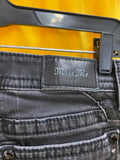 Miss Me Los Angeles Studded Sequin Women's Skinny Jeans Black Bling Pockets 28
