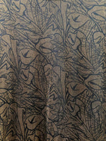 Frazier Lawrence Brown and Black Patterned Short Sleeve T-Shirt