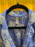 Urban Outfitters Blue Floral Crop Top, Size Small
