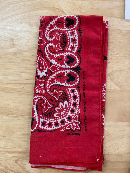 Red Disney Paisley Bandana Scarf