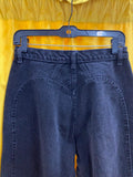 Vintage Thoroughbred Western Black Women's Jeans Made in USA Denim Rodeo