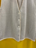 Sandra Betzina Women's Sleeveless Sweater Vest Size M