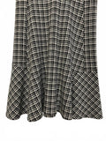Theory Black & White Houndstooth Pattern Women's Dress Flared Hem Size 4