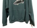 Desert Dreamer Women's Peanuts Snoopy Skateboard Hoodie XL Teal Oversized Cozy
