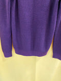 Ted Baker London Men's Purple Half-Zip Sweater