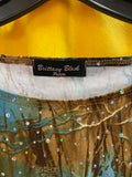 Brittany Black Petite Women's Top with Sequin Detail