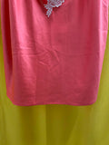 Women's Pink Camisole with Lace Trim Size Large