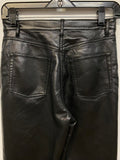 Wilfred Black Faux Leather Pants Size 2