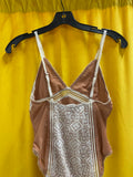 Women's Lace and Satin Bodysuit Lingerie Size Small