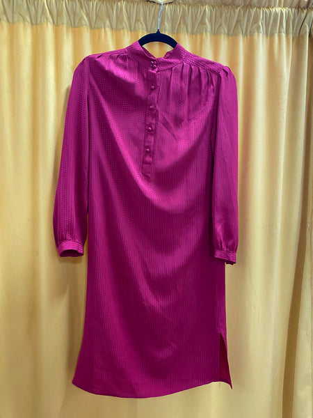 Women's Jerry Regenbogen Long Sleeve Dress in Magenta