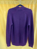 Ted Baker London Men's Purple Half-Zip Sweater