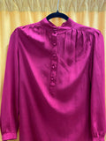 Women's Jerry Regenbogen Long Sleeve Dress in Magenta