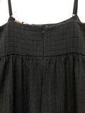 Levi's Black Sleeveless Midi Dress with Adjustable Straps Size Large