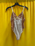 Women's Lace and Satin Bodysuit Lingerie Size Small