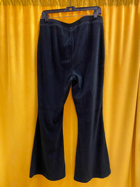 Aerie Black Corduroy Flared Pants