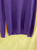 Ted Baker London Men's Purple Half-Zip Sweater