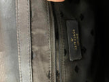 Kate Spade Black Quilted Leather Handbag with Chain Strap