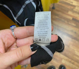 ***Black and White Checkered Max Studio Handkerchief Hem Dress Size Small