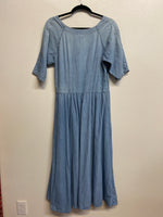 Vintage Denim Maxi Dress