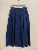 Vintage Denim Maxi Skirt