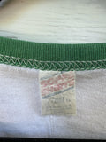 Vintage St. Patrick Hospital 13 Raglan Baseball Tee Green White Adult XLarge