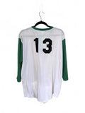 Vintage St. Patrick Hospital 13 Raglan Baseball Tee Green White Adult XLarge