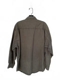 90's Reservoir Dadcore Olive Green Long Sleeve Utility Button-Up Shirt Size XL