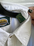 XL Cabelas Long Sleeve White Shirt Nice Quality Fabric