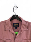 XL Woolrich Men’s Shirt Coral Orange Loose Midweight