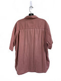 XL Woolrich Men’s Shirt Coral Orange Loose Midweight