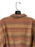 XXL Oregrown Soft Flannel Long Sleeve Orange Striped Surf Cozy Northwest