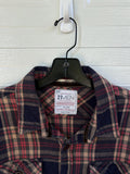 2MEN Men's Plaid Long Sleeve Button Front Soft Flannel Shirt XL 100% Cotton
