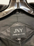 JNY Jones New York Men's Genuine 90s Y2K Leather Black Blazer Jacket 48L Plus