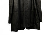 JNY Jones New York Men's Genuine 90s Y2K Leather Black Blazer Jacket 48L Plus