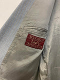 Vintage Levis Classic Gray Men's Action Suit Jacket Blazer Light Blue Gray 40R