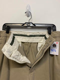 LL Bean Mens Khaki Dress Pants Buttoned Back Pockets Size 38 Gorp Preppy Dad