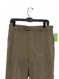 Tasso Ella Mens Khaki Thin Wale Corduroy Pants 30x30 Preppy Classic Lightweight