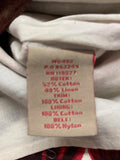 Boden Floral Print Cotton Linen Blend Skirt with Belt Gray Brown Wine US 4R