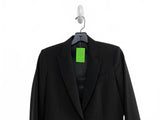 Theory Black Women's Blazer Size 2 Work Minimalist Office Tailored Menswear Vibe