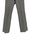 True Vintage 60s Women's Black & White Geometric Patterned Pants Edw. Hawk 30"