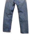 Levi's Vintage Distressed Blue Denim Jeans w/ Zip 505 Regular Fit Straight 34x30