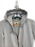 American Giant Light Blue Gray Full Zip Hoodie Sweatshirt Woman’s Size Medium